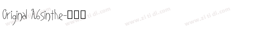 Original Absinthe字体转换